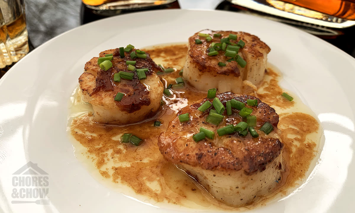 Pan-seared Scallops