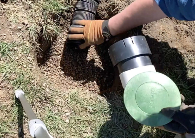 How to Install Lawn Pop-up Drain