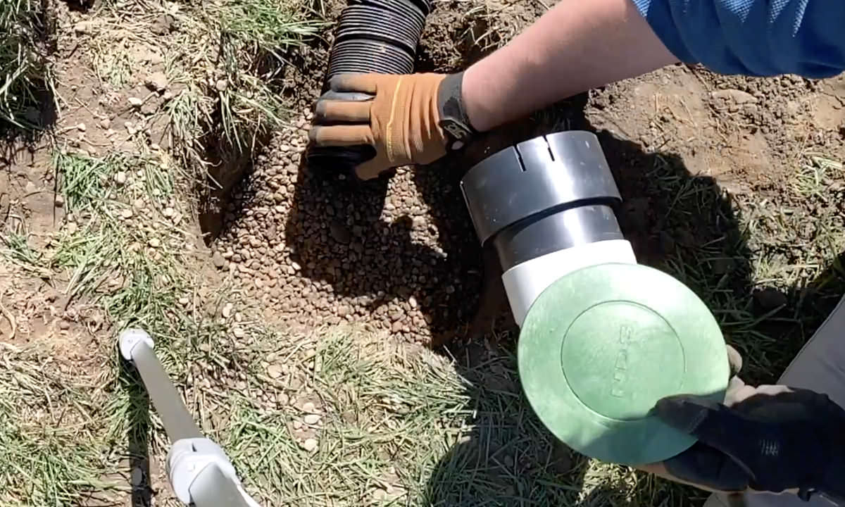 How to Install Lawn Pop-up Drain and divert water away from your home.