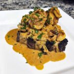 filet with shrimp and lobster cream sauce