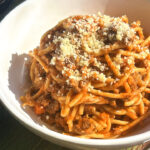 spicy bolognese alla vodka