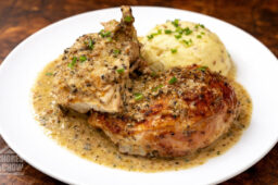 Roasted Chicken au Poivre
